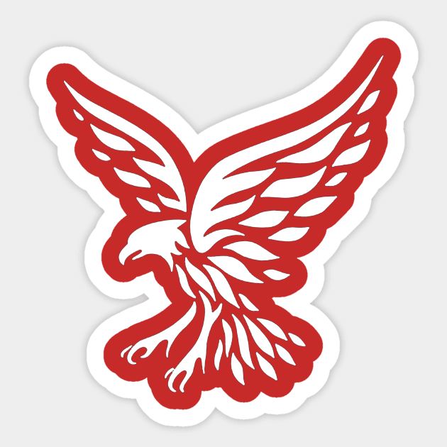 Eagle Sticker by rosposaradesignart